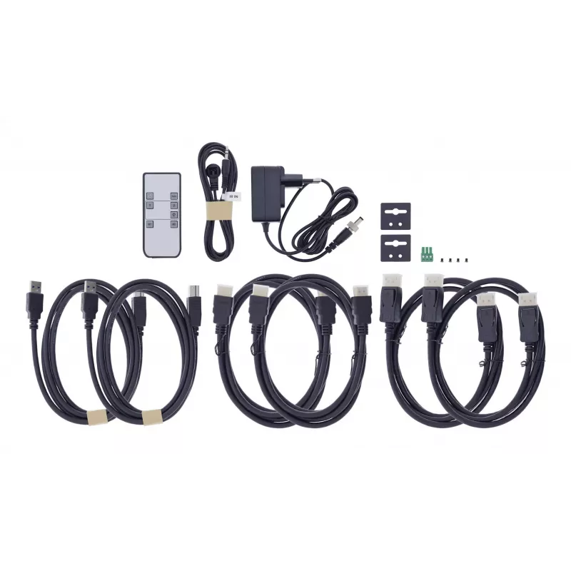 InLine 57885G KVM switch Rack mounting Black