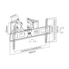InLine Corner Wall Bracket for TFT / LED / Plasma 37 inch to 63 inch up to 60kg
