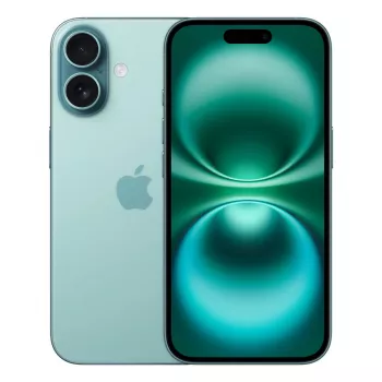 Smartphone Apple iPhone 16 — 6.1 inch (15.5 cm), A18, 128 GB, Dual SIM, 48 MP dual rear, Teal