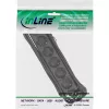 InLine Socket strip, 6-way earth contact CEE 7/3, black, 5m