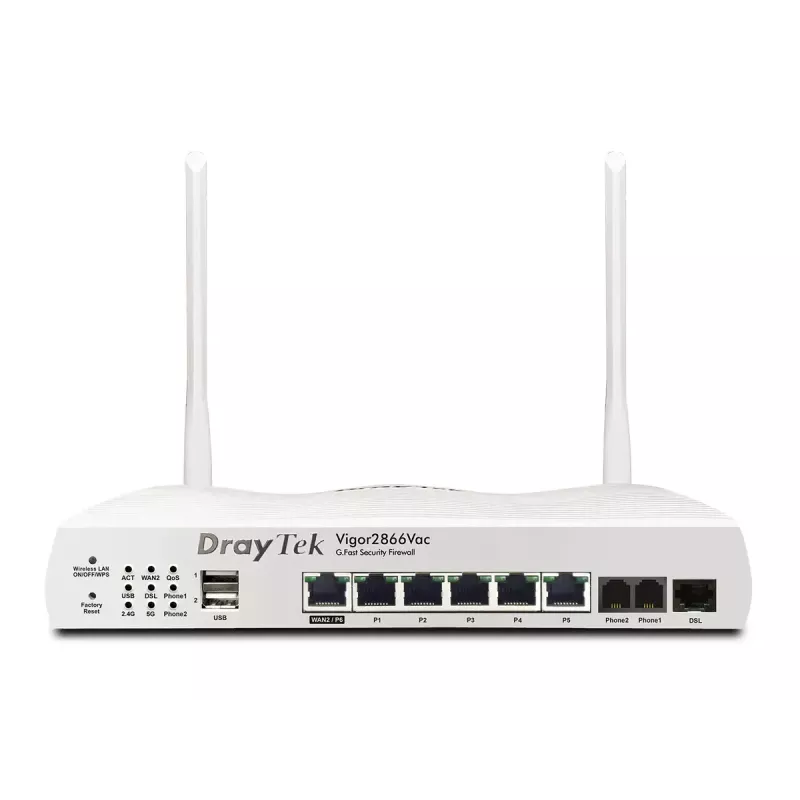 Tabletop router DrayTek Vigor 2866AX Dual-band Wi-Fi 6