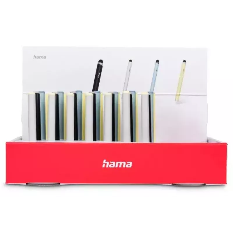 Hama Mini stylus pen Dark Blue Light Blue Silver Yellow 95mm