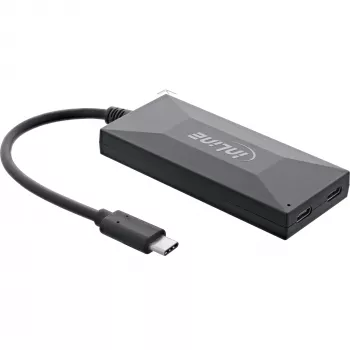 InLine USB 3.2 Gen.1 Hub, USB-C to 2 Port USB-C and 3 Port USB-A, w/o PSU