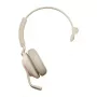 Jabra Evolve2 65 USB-C UC Mono - Beige, Wireless, Office/Call center, 20 - 20000 Hz, 99.2 g, Headset, Beige