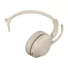 Jabra Evolve2 65 USB-C UC Chrg stand Mono - Beige, Wireless, Office/Call center, 20 - 20000 Hz, 99.2 g, Headset, Beige