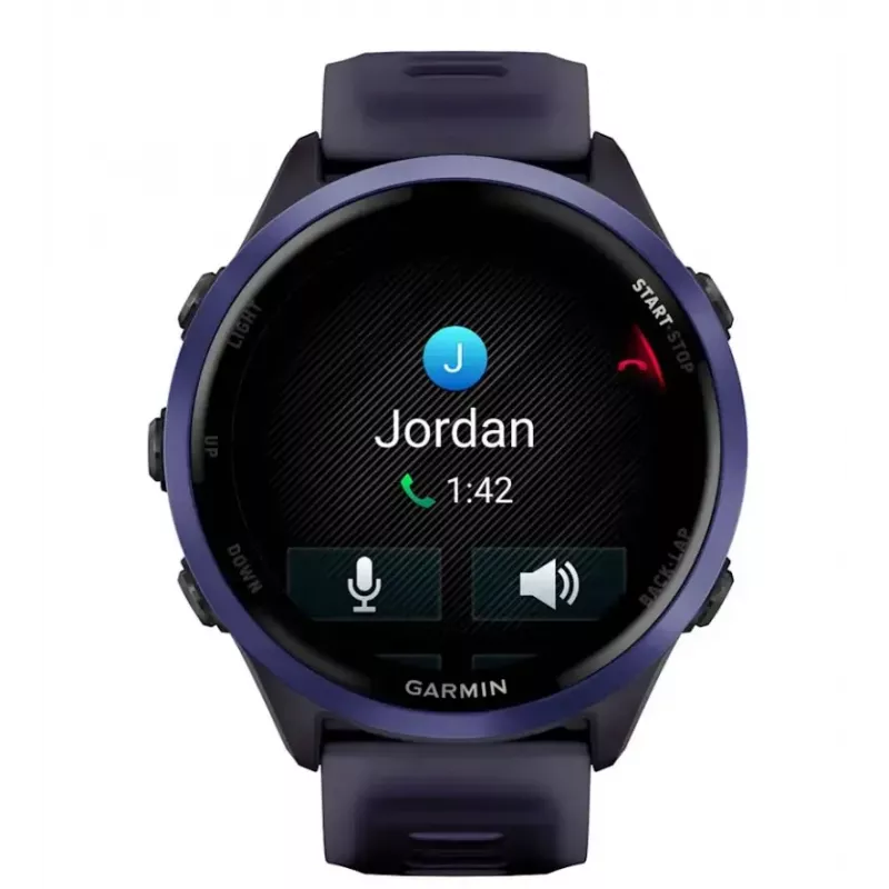 Smartwatch GARMIN Forerunner 570 47 mm — 1.4 inch AMOLED 454×454, Touchscreen, Wi‑Fi, GPS, 8 GB, Violet, 50 g