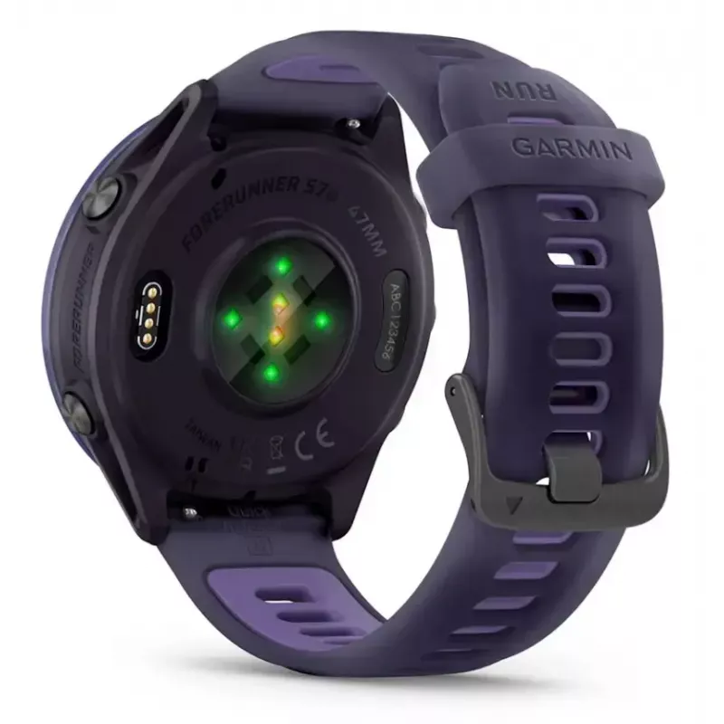 Smartwatch GARMIN Forerunner 570 47 mm — 1.4 inch AMOLED 454×454, Touchscreen, Wi‑Fi, GPS, 8 GB, Violet, 50 g