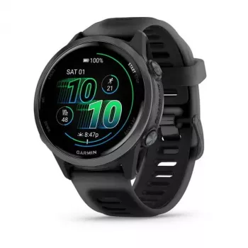 Smartwatch GARMIN Forerunner 570 42 mm AMOLED 1.2 inch 390×390 Touchscreen Wi‑Fi GPS Black