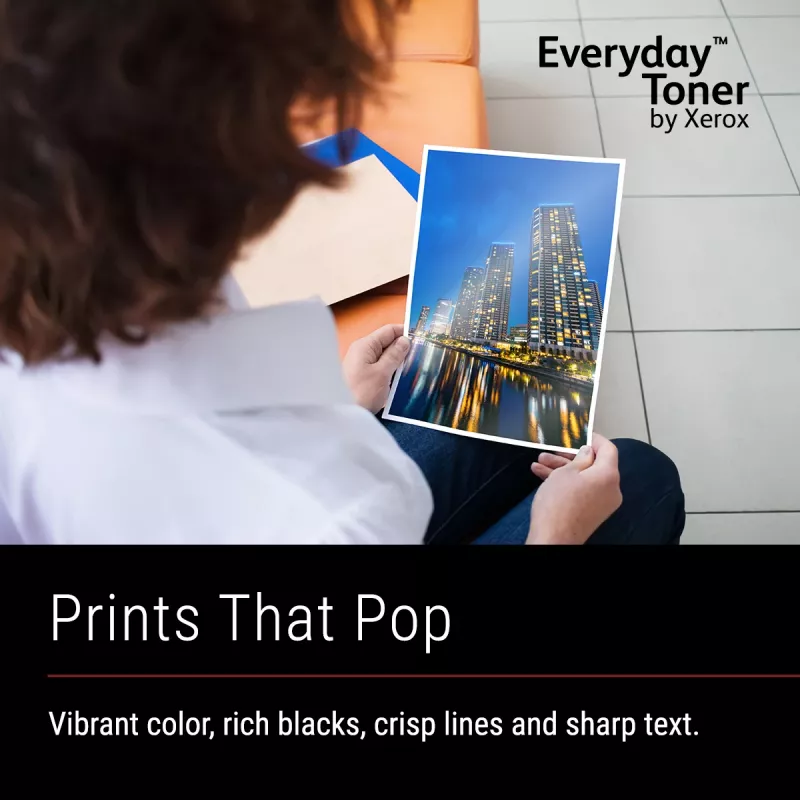 Everyday™ Black Toner by Xerox compatible with HP 201A (CF400A), Standard capacity