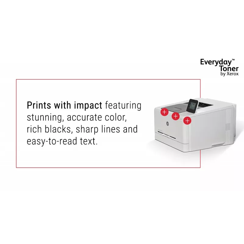 Everyday™ Black Toner by Xerox compatible with HP 201A (CF400A), Standard capacity