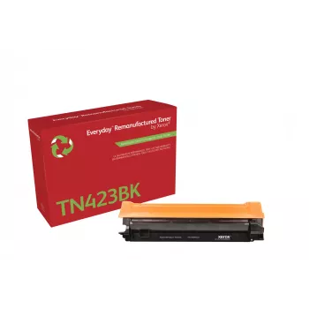 Everyday™ Black Remanufactured Toner by Xerox compatible with Brother TN423BK, High capacity