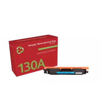 Everyday™ Cyan Remanufactured Toner by Xerox compatible with HP 130A (CF351A), Standard capacity