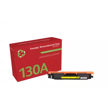 Everyday™ Yellow Remanufactured Toner by Xerox compatible with HP 130A (CF352A), Standard capacity
