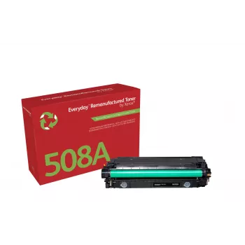 Everyday™ Black Remanufactured Toner by Xerox compatible with HP 508A (CF360A), Standard capacity