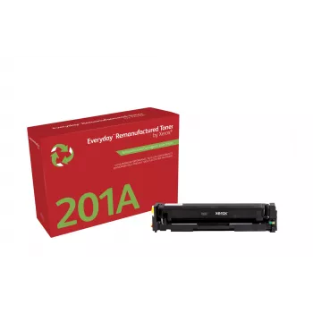 Everyday™ Black Remanufactured Toner by Xerox compatible with HP 201A (CF400A), Standard capacity
