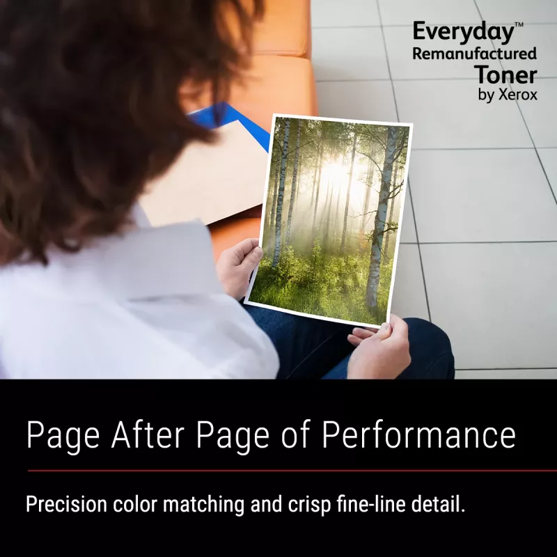 Everyday™ Black Remanufactured Toner by Xerox compatible with HP 201X (CF400X), High capacity