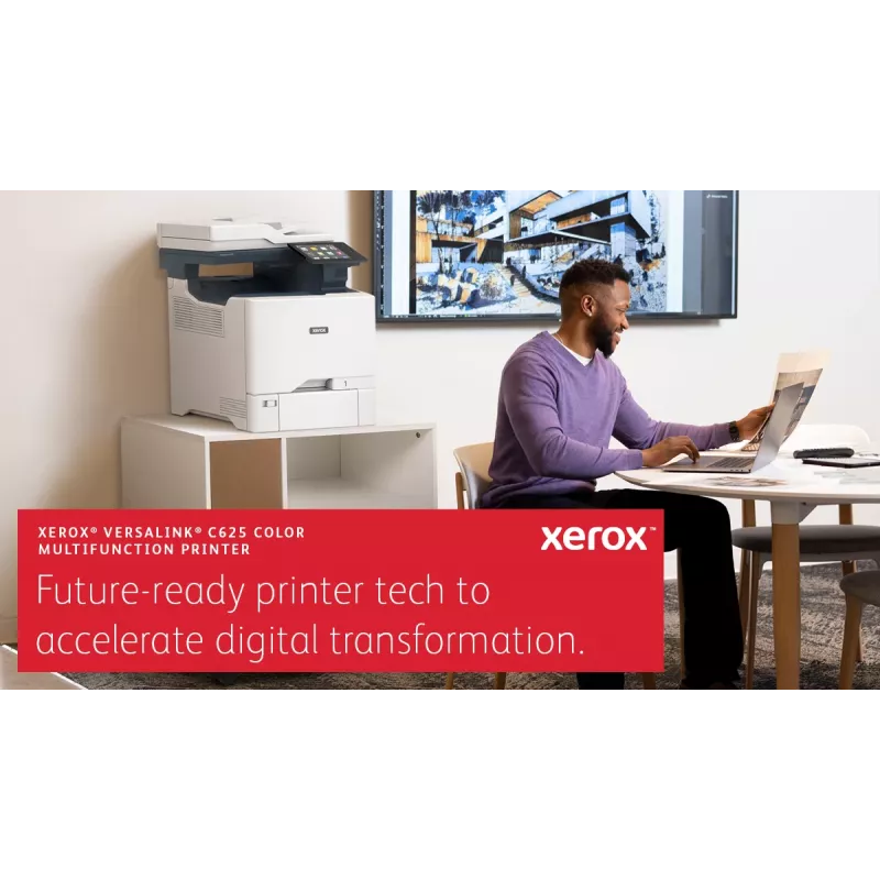 Xerox VersaLink C625 A4 50ppm Duplex Copy/Print/Scan/Fax PS3 PCL5e/6 2 Trays 650 Sheets