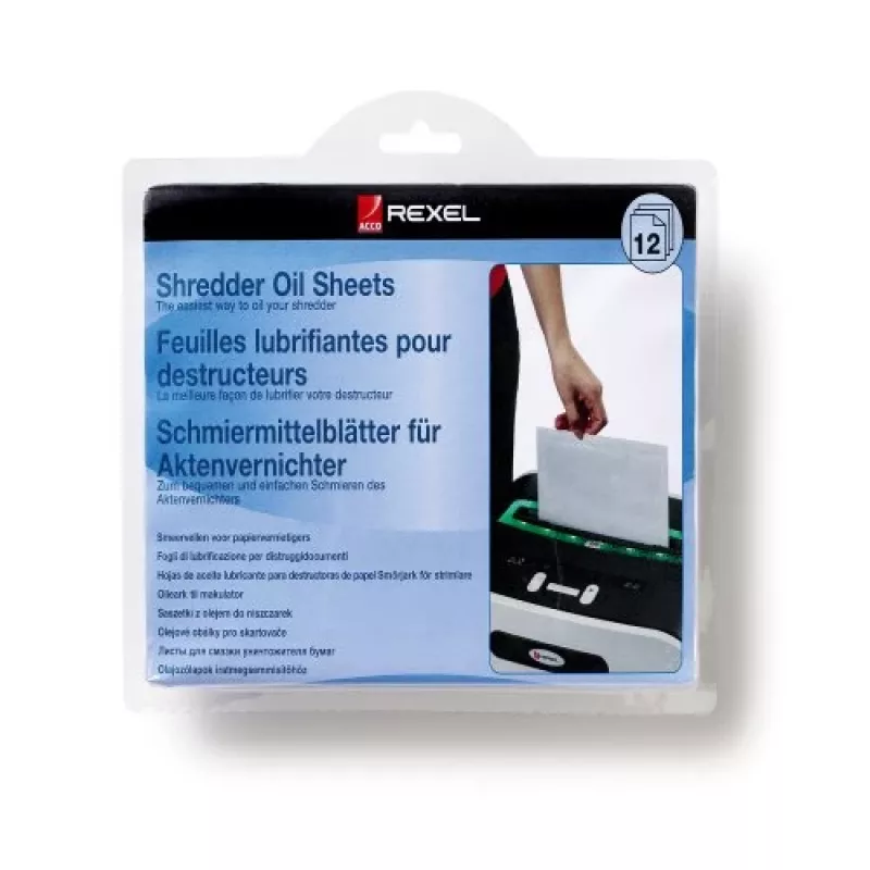 Rexel Shredder Oil Sheets (pack of 12)