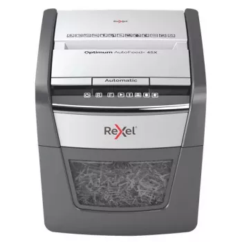 Rexel Optimum AutoFeed 45X Automatic Cross Cut Paper Shredder P4
