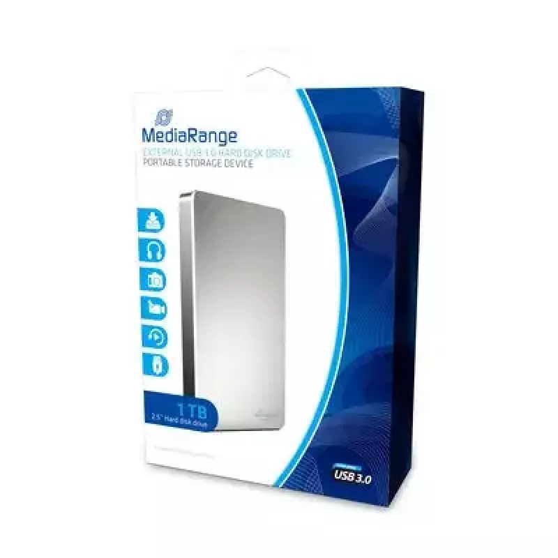External Hard Drive MediaRange 1TB USB 3.2 Gen 1 MR996