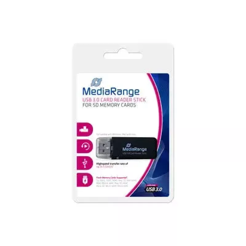 Card Reader MediaRange MRCS507 USB 3.2 Gen 1 Internal Black
