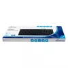 Keyboard MediaRange MROS101 Office USB QWERTZ German Black