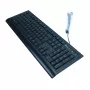 Keyboard MediaRange MROS101 Office USB QWERTZ German Black