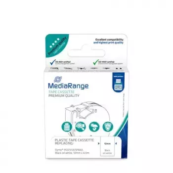 Plastic tape cassette MediaRange MRDY91221 for Dymo 91221