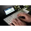 Keyboard MediaRange MROS133 Office Bluetooth QWERTZ German Swiss Silver