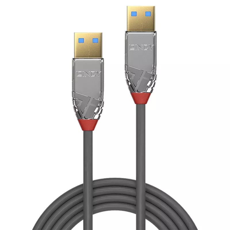 Lindy 36627 USB cable USB 3.2 Gen 1 (3.1 Gen 1) 2 m USB A Grey