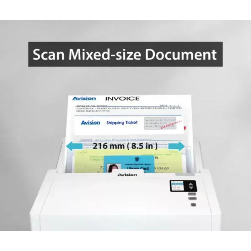 ADF scanner Avision AD345GWN 1200 x 1200 DPI A4 White