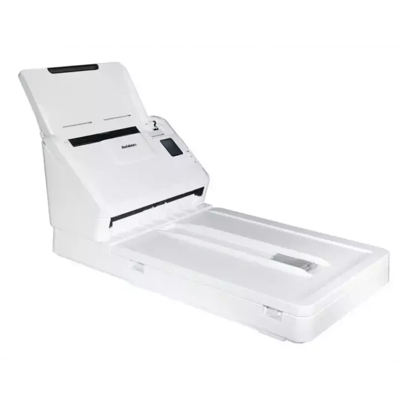 Avision AD340GFN flatbed and ADF scanner with 1200 x 1200 DPI, A4, 50-sheet ADF, duplex, white