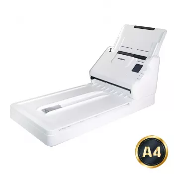 Avision AD340GFN flatbed and ADF scanner with 1200 x 1200 DPI, A4, 50-sheet ADF, duplex, white