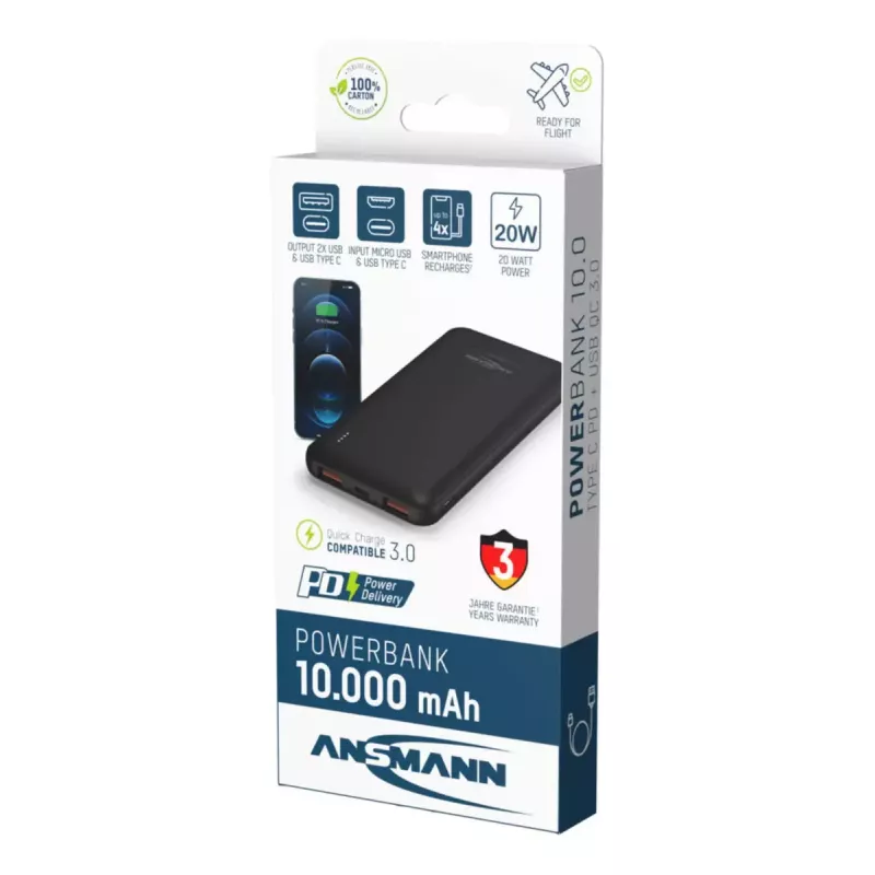 Portable Battery Ansmann PB320PD 10000 mAh