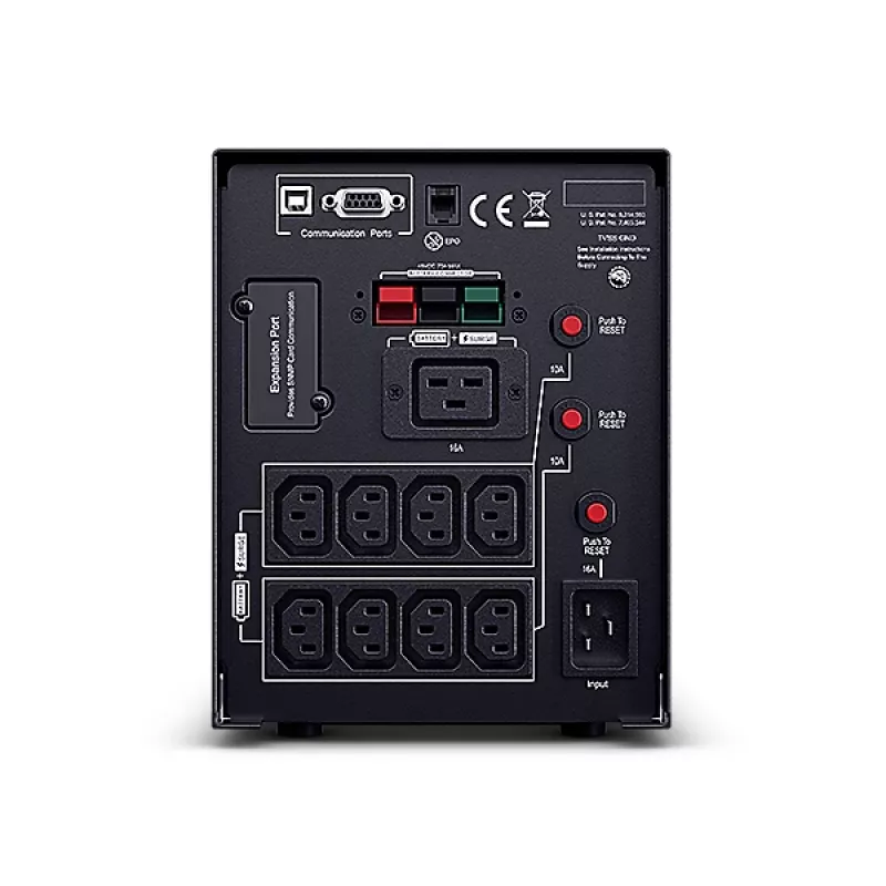 CyberPower PR3000ELCDSXL uninterruptible power supply (UPS) Line-Interactive 3 kVA 2700 W 9 AC outlet(s)