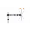 Monitor mount Durable 509423 27 inch Wall Silver Clamp 8 kg