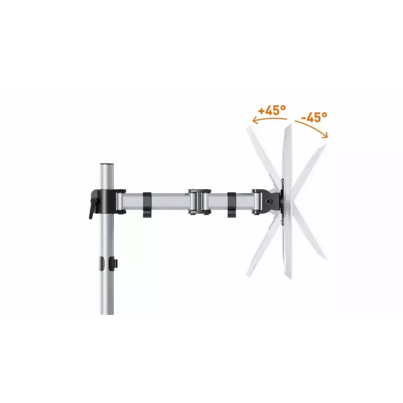 Monitor mount Durable 509423 27 inch Wall Silver Clamp 8 kg