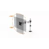 Monitor mount Durable 509423 27 inch Wall Silver Clamp 8 kg