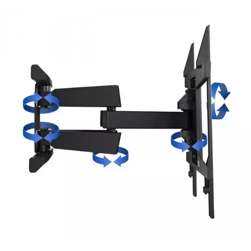 B-Tech Heavy Duty Twin Cantilever Arm Flat Screen Wall Mount VESA 800 x 600 Max Weight 125 kg