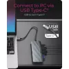 Docking station ICY BOX IB-DK4040a-CPD — 10-in-1 USB-C, HDMI 4K60Hz, VGA, 3×USB-A, Gigabit LAN, PD 100W, SD/MicroSD, Aluminium