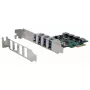 EXSYS 4-Port USB 3.2 Gen 1 PCIe Card with Self Power 3A Renesas