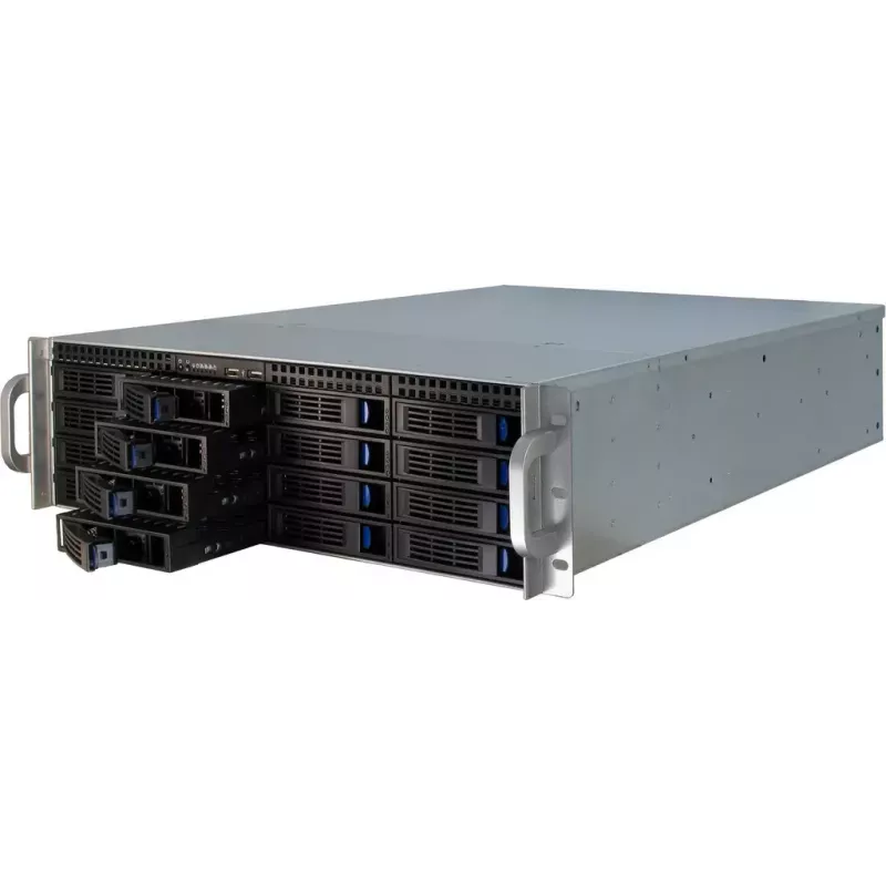 Server Case Inter-Tech 3U-3416 Rack Black