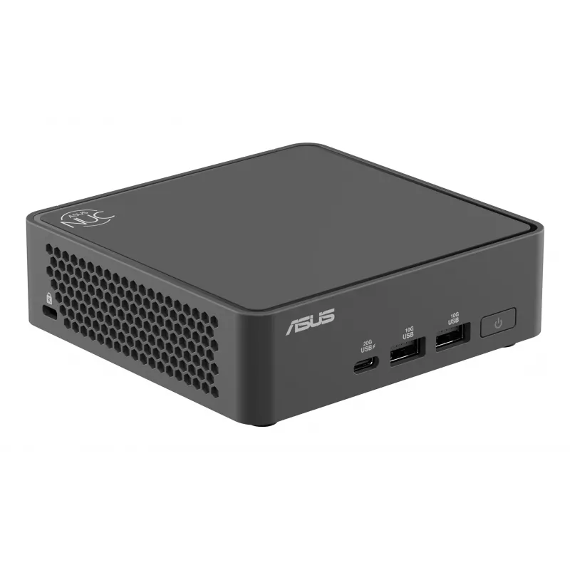 Mini PC barebone ASUS NUC 15 Pro Black 240H — Intel Core Ultra 7 240H, DDR5 up to 96 GB, M.2 SSD up to 8 TB, Wi‑Fi 7, Bluetooth 5.4