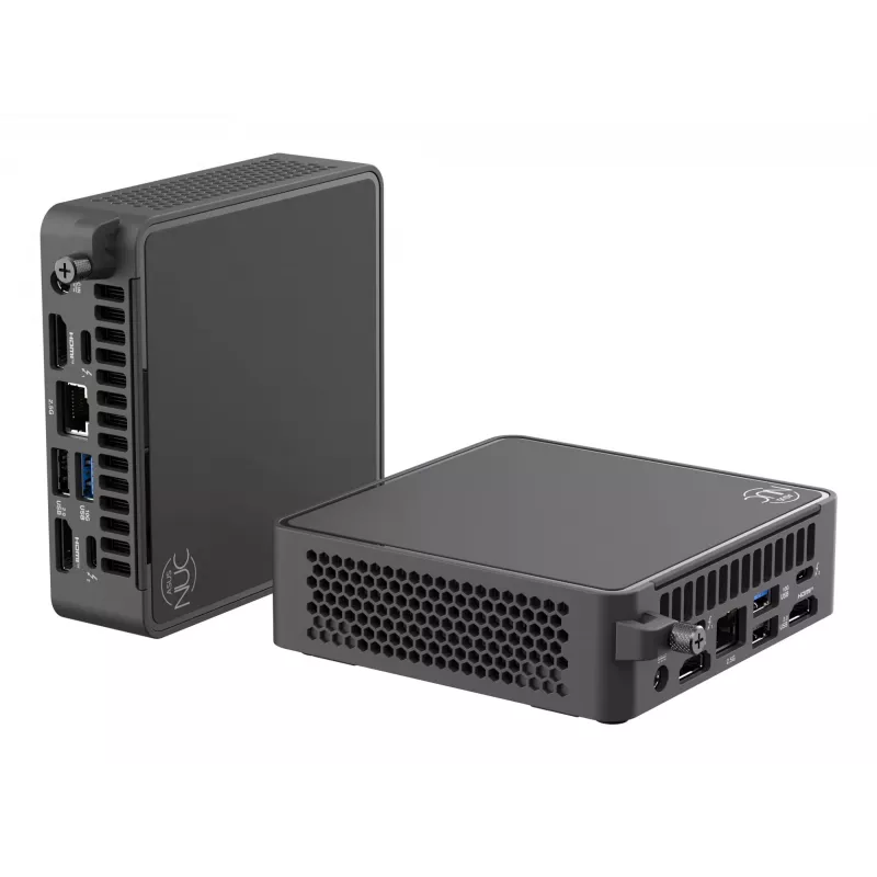 Mini PC barebone ASUS NUC 15 Pro Black 240H — Intel Core Ultra 7 240H, DDR5 up to 96 GB, M.2 SSD up to 8 TB, Wi‑Fi 7, Bluetooth 5.4