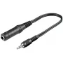 Headphone Adapter Goobay 3.5 mm Male to 6.35 mm Female 0.2m