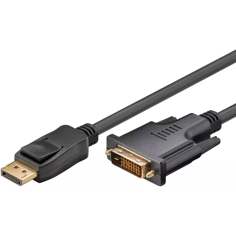 Goobay DisplayPort/DVI-D Adapter Cable 1.2 gold-plated 1 m