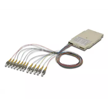 Splice cassette Digitus A-96911-02-UPC with 12 pigtails ST OS2