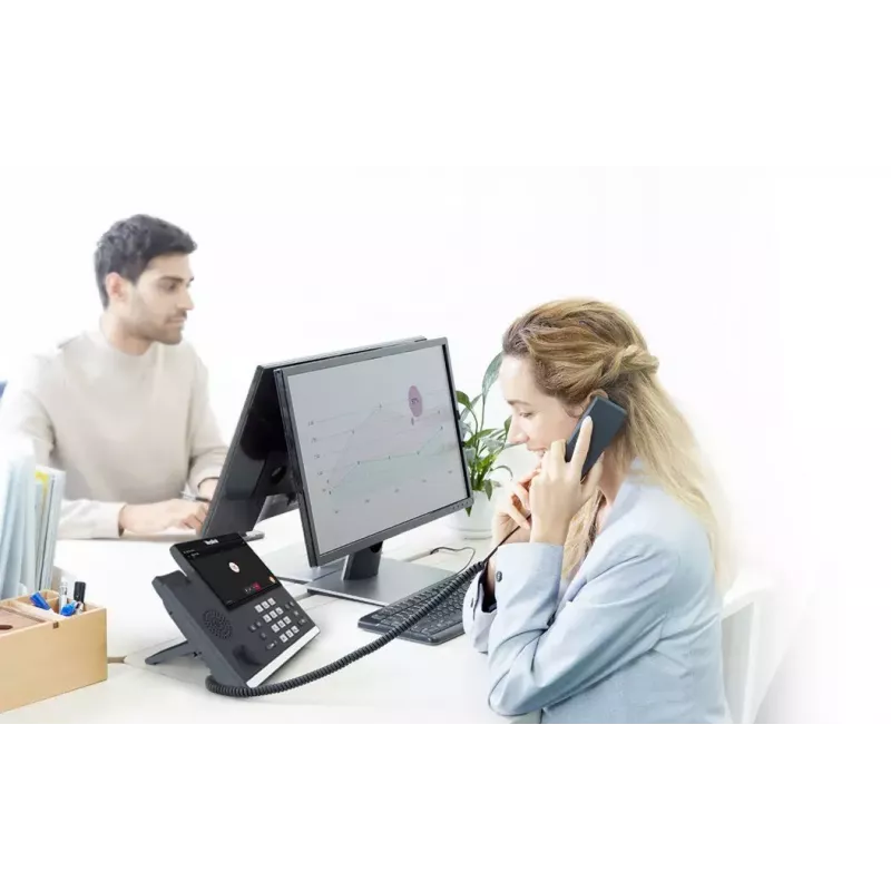 IP Phone Yealink MP56 Microsoft Teams Edition — 7 inch capacitive touchscreen, Android, Gigabit Ethernet, PoE, Bluetooth, wired handset