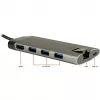 Inter-Tech Argus GDC-802 USB-C Docking Station, 1x HDMI