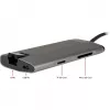 Inter-Tech Argus GDC-802 USB-C Docking Station, 1x HDMI